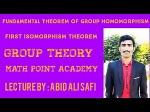 Fundamental Theorem Of Group Homomorphism | First Isomorphism Theorem For MSC/BS,MATH POINT ACADEMY