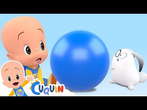 Cuquin's Blue Ball 🔵 | Learn the colors with Cuquin | Educational videos with Cleo and Cuquin