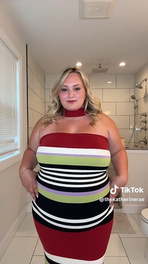 Don’t worry I Ate 🤭 #plussize #fyp @Eloquii | tummy hurts