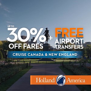 713 reactions · 24 shares | Save big this summer and explore Canada & New England’s storied shorelines, charming lighthouses, and fresh seafood! Book with offer code QUEBEC25 and enjoy up to 30% off fares and FREE Airport Transfers. | Holland America Line | Facebook