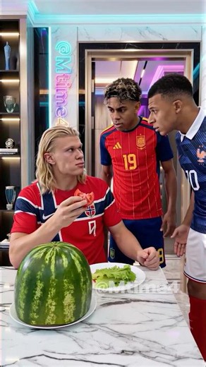 Haaland Hid the Evidence Before Yamal Arrived 🍉🤫 #parody #football #haaland #worldcup