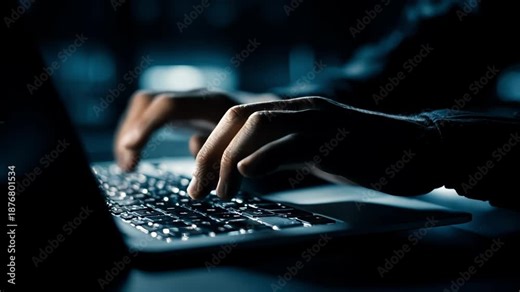 Medium shot of a professional verifying transaction data on a computer emphasizing the verifiable nature of blockchainbased record keeping.