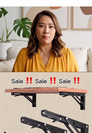 ⚡ FLASH SALE ALERT: Folding Angle Brackets (2 PCS) ⚡ 🛠️ TOP FEATURES • Heavy-Duty Support: Sturdy triangle design for reliable wall-mounted shelving, tables, or benches • 90° Foldable: Saves space by tucking flat against walls when unused • Easy Install: Comes with necessary screws for quick setup 💰 AMAZING DEALS • Flash Sale Price: ₱119.00 (was ₱300 – 60% OFF!) 📣 ACT FAST! Sale ends in ~19 hours – don’t miss out! Tap
