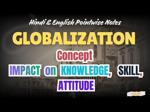Globalisation: Concept, Meaning & Impact on Knowledge, Skills and Attitudes | M.Ed / B.Ed Notes