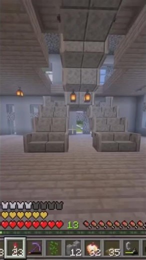 Simple stair design to upgrade basic stairs #minecraft #foryou #easybuild #minecraftlovers #fypシ