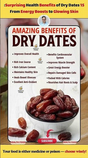 15 Surprising Health Benefits of Dry Dates: From Energy Boosts to Glowing Skin