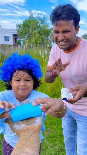 Misti cleaned his granddaughter's dirty hands 🧼🥰❤️ #shorts #viralvideo
