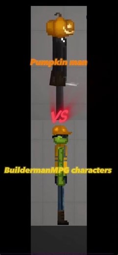 Pumpkin man vs BuildermanMPG Characters #edit