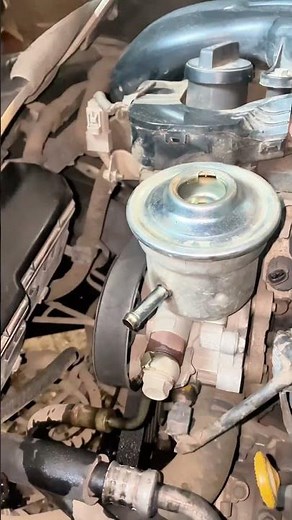 Power Steering Fluid Reservoir Tank Removing# #powersteeringpump #powersteeringreserver
