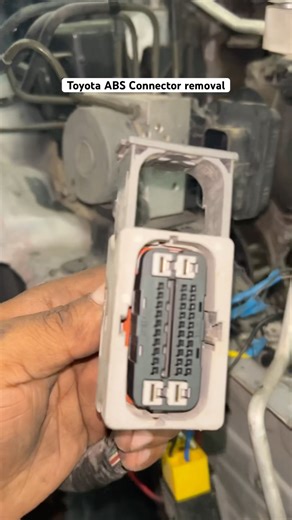 Toyota ABS Connector removal #automobile #car #machine #foryou