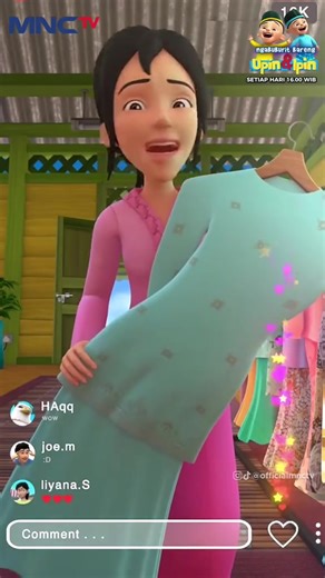 Relate banget nih! 🤭 Pastinya sudah pada check out baju lebaran dong ya. 👕👗 #UpinIpin #Ngabuburitbarengupinipin