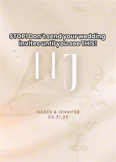 Stunning Digital Wedding Invitations You Need to See