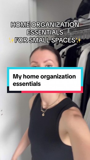My top home organization essentials for small space living - affordable, thriftable, DIY-able and renter friendly too! #smallhomeorganization #homeorganizationhacks #clutterfreehome #smallspacehack #organizingideas #ikeaorganization #amazonorganization #renterfriendlyhacks