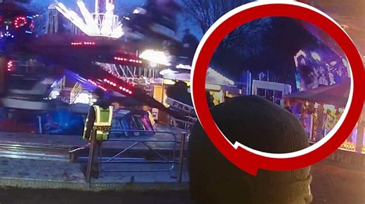 Moment mum, 45, is catapulted from London fairground ride