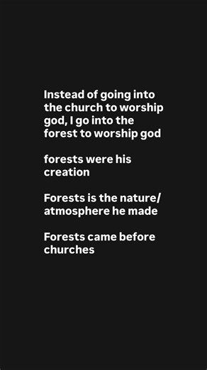 Nature over civilisation