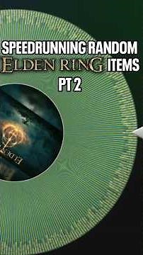 Speedrunning Random Elden Ring Items 🎲 Part 2 #shorts #eldenring