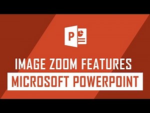How to Use the Image Zoom Features on Microsoft PowerPoint?
