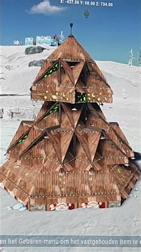 Rust Christmas tree base on Rust Console #rust #fy #fyp #fypシ #gaming #christmas #tiktok #ps5