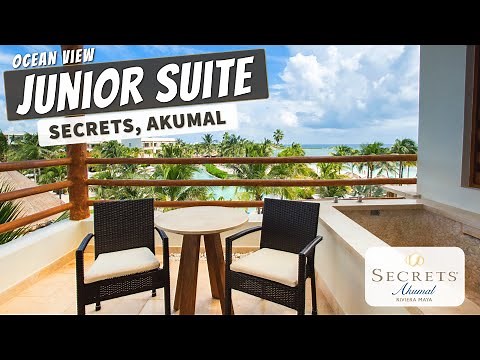 Junior Suite Ocean View (Preferred Club) | Secrets Akumal Riviera Maya | Walkthrough Room Tour 4K