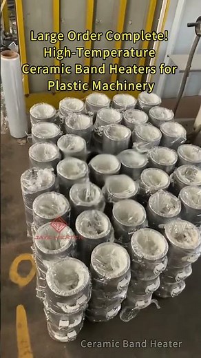 Large Order Complete! High-Temperature Ceramic Band Heaters for Plastic Machinery | Jaye OEM