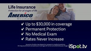 Americo Life Inc. Final Expense Whole Life Insurance TV Spot, 'Funeral Costs'