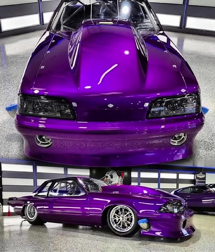 ¡El increíble Foxbody morado que deslumbra!