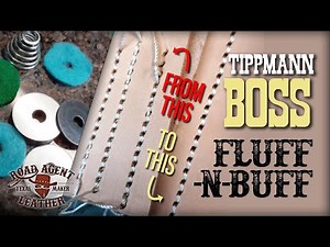 Tippmann Boss Sewing Machine Stitcher Fluff-n-Buff Leatherworking Leathercraft