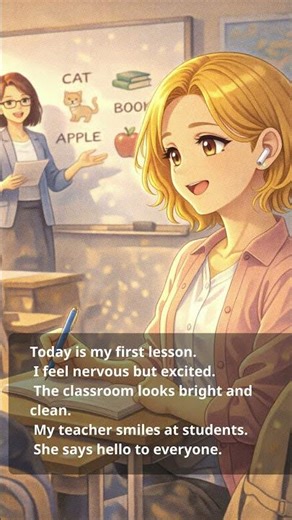 My First English Lesson (A1 English Practice)