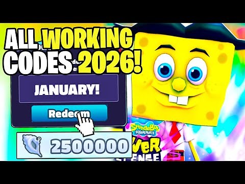 *NEW* ALL WORKING CODES FOR SPONGEBOB TOWER DEFENSE IN 2026! ROBLOX SPONGEBOB TOWER DEFENSE CODES