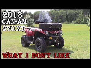 2018 CAN-AM OUTLANDER 570XT ATV REVIEW - BRUTALLY HONEST REVIEW