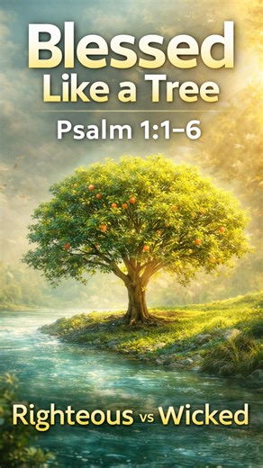 Blessed Is the Man | Psalm 1:1–6 #bibleverse