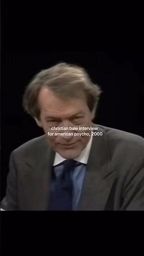 Christian Bale interview for American Psycho (2000)