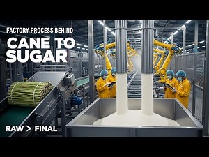 How Sugar Is Made – From Sugarcane to Pure White Crystals (Full Process)