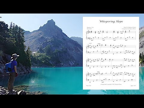 Whispering Hope (PIANO SOLO ~ with lyrics)