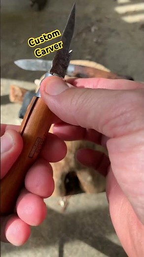 Opinel custom carving whittling knife