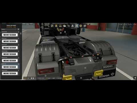 ETS2 Scania NG rear bumper weight extension updated