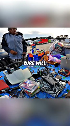 Buying Gaming Consoles at Flea Market 😳Creds:@HairyTornado