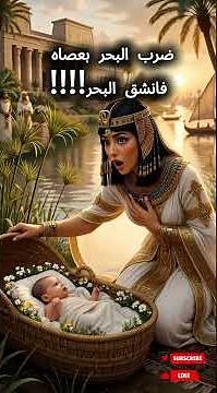قصة سيدنا موسى عليه السلام كاملة في دقيقة | انشقاق البحر وغرق فرعون #قصص #قصص_دينية#قصة سيدنا موسى