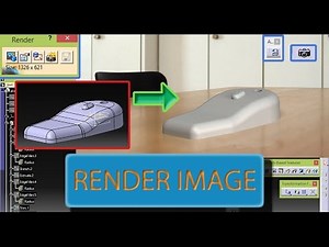 RENDERING AND APPLY MATERIAL IN CATIA | CREATE RENDER IMAGE FOR PRESENTATION