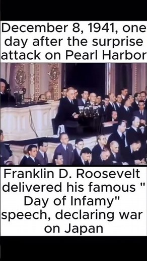 Roosevelt Delivers the “Infamy Speech” (1941) — Real Historic Audio