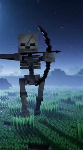 Skeleton Sniper Aimbot || Minecraft RTX • #minecraft #minecraftrtx