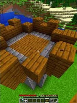 Minecraft Easy Small Castle...🤯 #minecraft #shorts