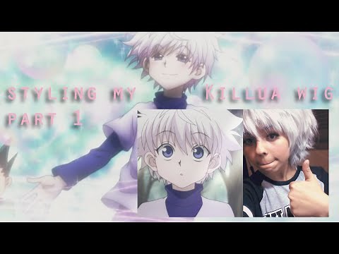 How I styled my Killua wig // PART 1 ::: CUTTING!