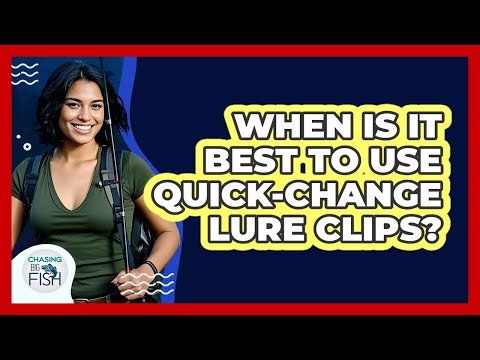 When Is It Best To Use Quick-Change Lure Clips?