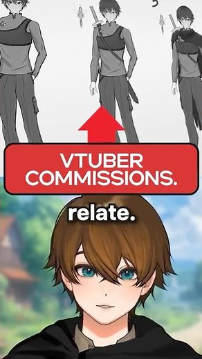Finally Commissioning my own VTuber Model #vtuber #vtubermodel