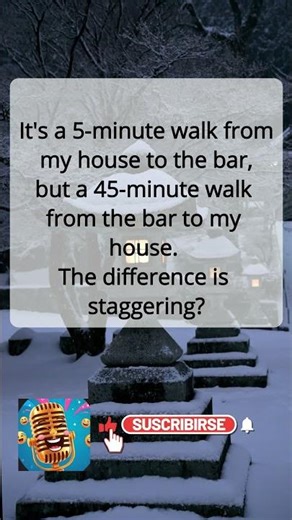Staggering Walk Home Joke Drunk Distance Pun #humor #funny #jokes