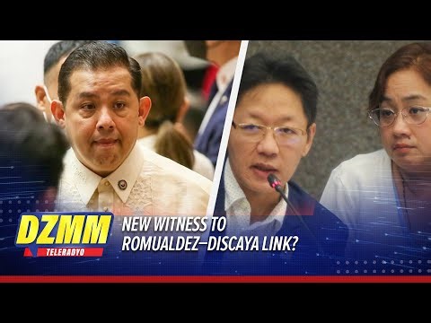 New witness to testify on Romualdez-Discaya link at Senate probe — Lacson | DZMM TeleRadyo