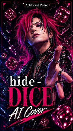 hide - DICE | Cyber Dark & Glitchy AI Cover #shorts