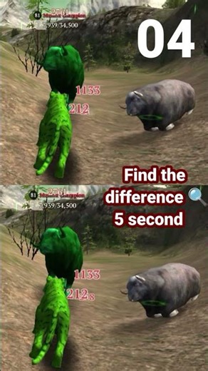 Can You Find the Difference in 5 Seconds? 🐯 #shorts #shortvideo #puzzle