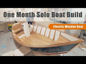 Building an electric powered wooden boat // Elektrik motorlu tekne yapimi